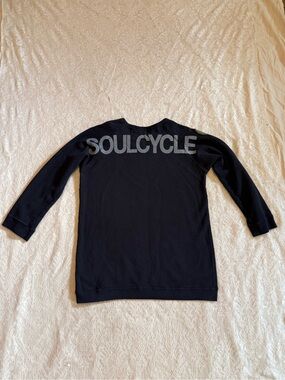 Soul Cycle logo 3/4 tunic sweatshirt